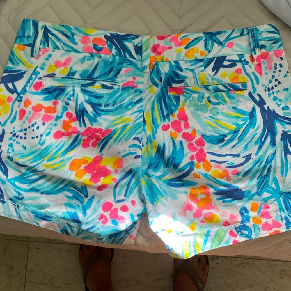 Lilly Pulitzer Callahan Serene Blue Tippy Top Shorts